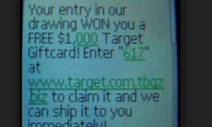 Unsolicited text