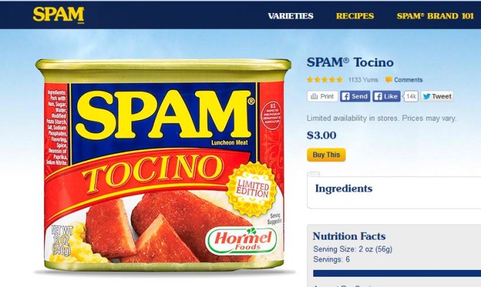 Spam Tocino