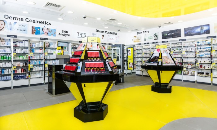 Watsons Beautiq Hong Kong Store Interior