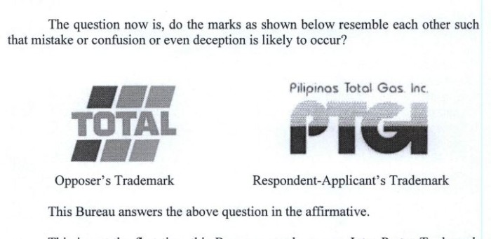 Total SA Trademark case