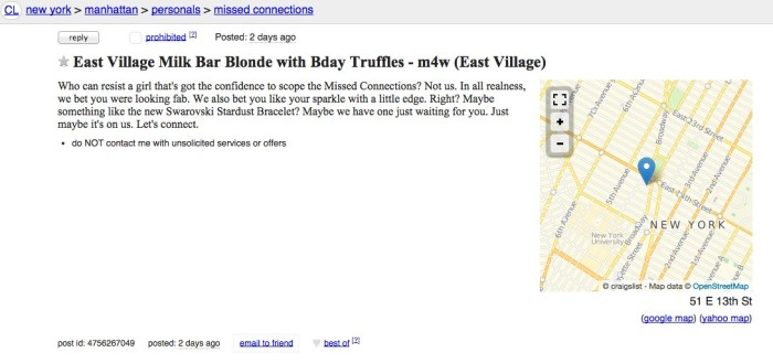 Craigslist Ad 2
