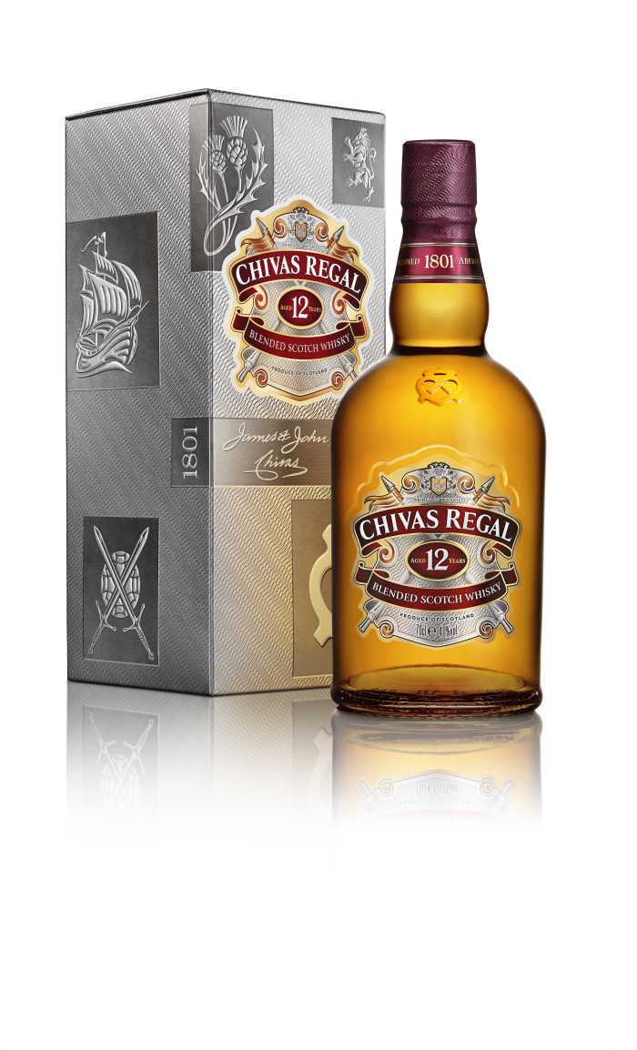 LOOK Chivas Regal redesigns its bottles and packaging