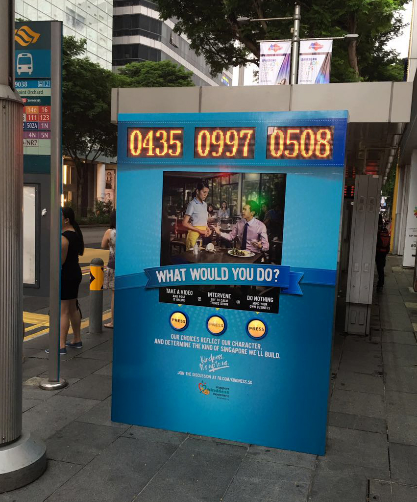 Singapore Kindness Movement wants you to take a stand Marketing