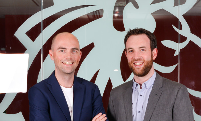 From L - R Casper Andersen _ Hugh Batley