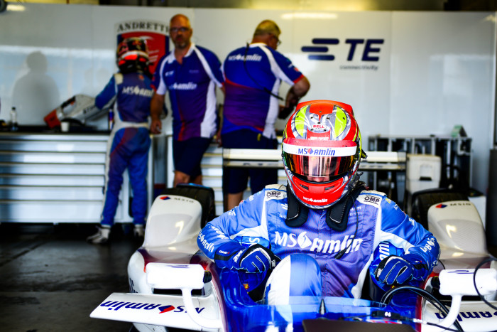 MS Amlin Andretti team Spacesuit-Media-Nat-Twiss-Formula-E-Donington-Park-September-2016-7138