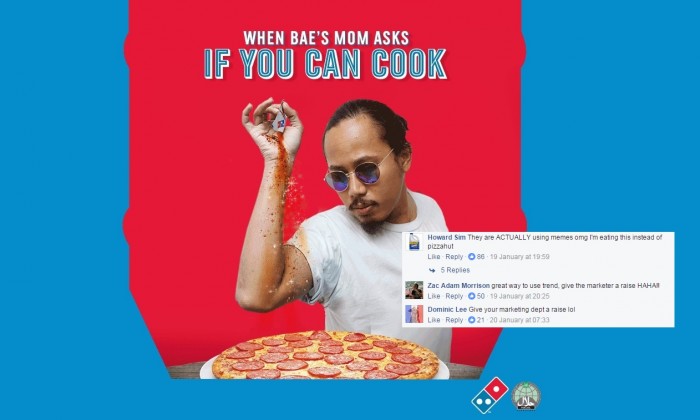 Domino's Saltbae comments