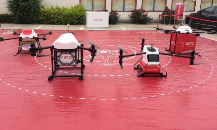 A china já começou a fazer as primeiras entregas com drones