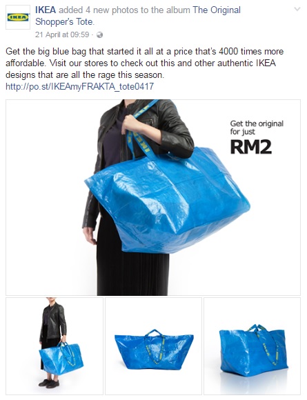 IKEA joins in to mock Balenciaga&#39;s IKEA-like bag