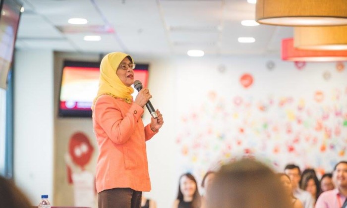 Halimah Yacob Speaking