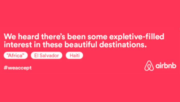 Airbnb digital ad feature